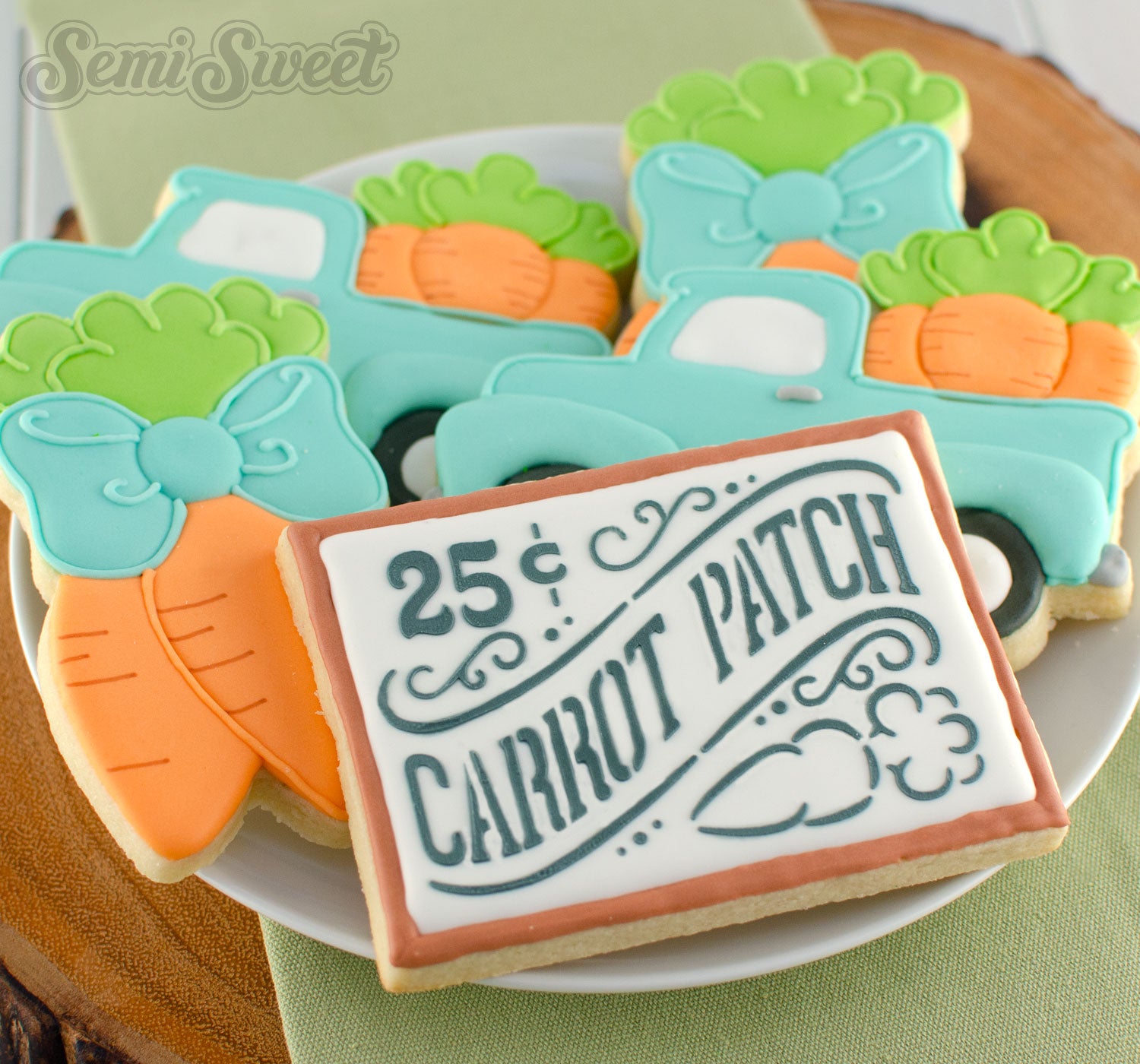 Carrot Patch Farm Sign Stencil