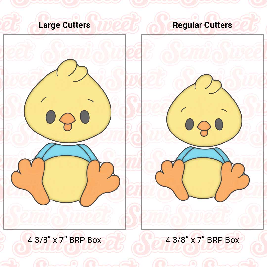 2-Piece Easter Chick Cookie Cutter Set