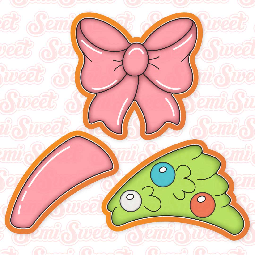 Christmas Wreath Platter Cookie Cutter Set | Semi Sweet Designs