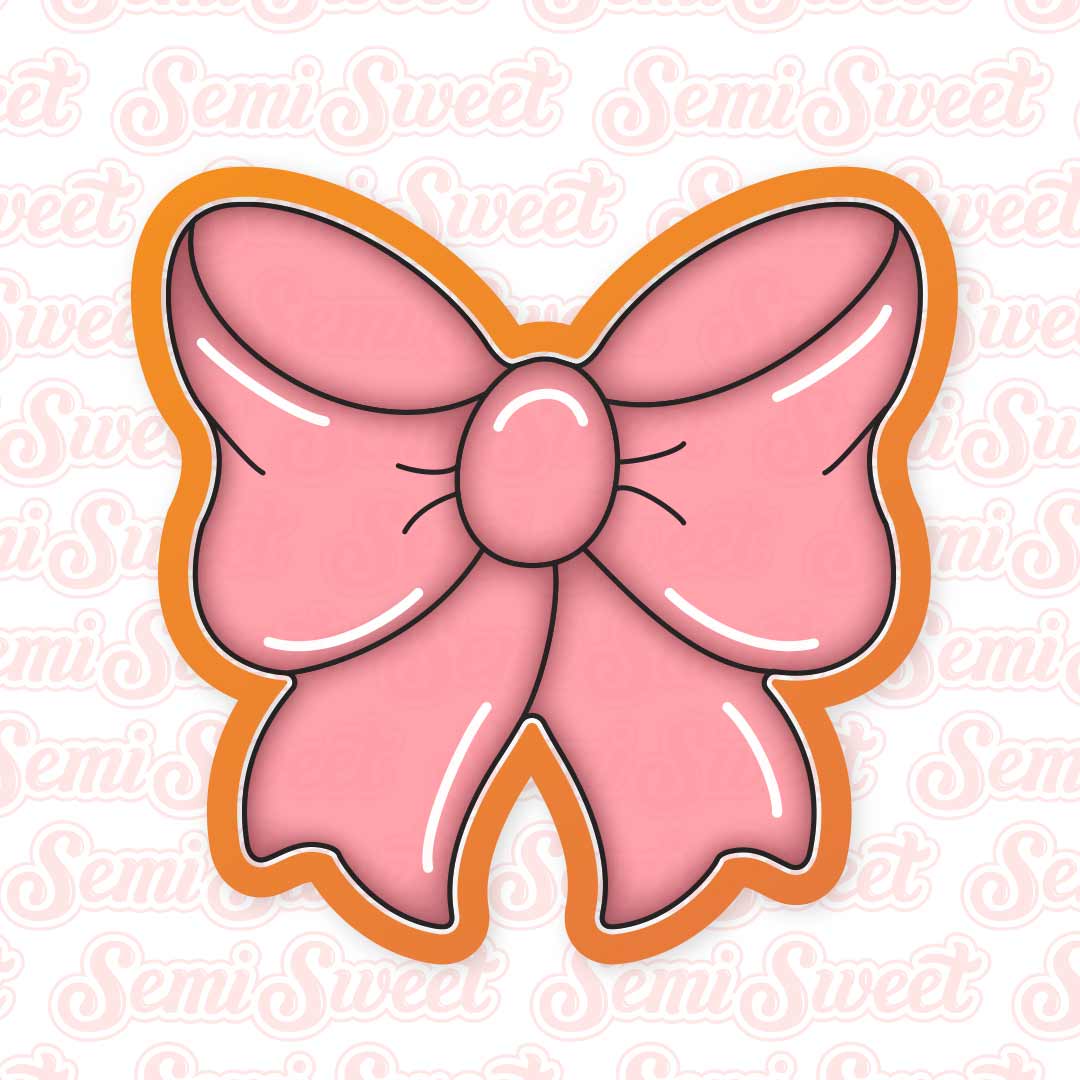 Christmas Bow Cookie Cutter | Semi Sweet Designs