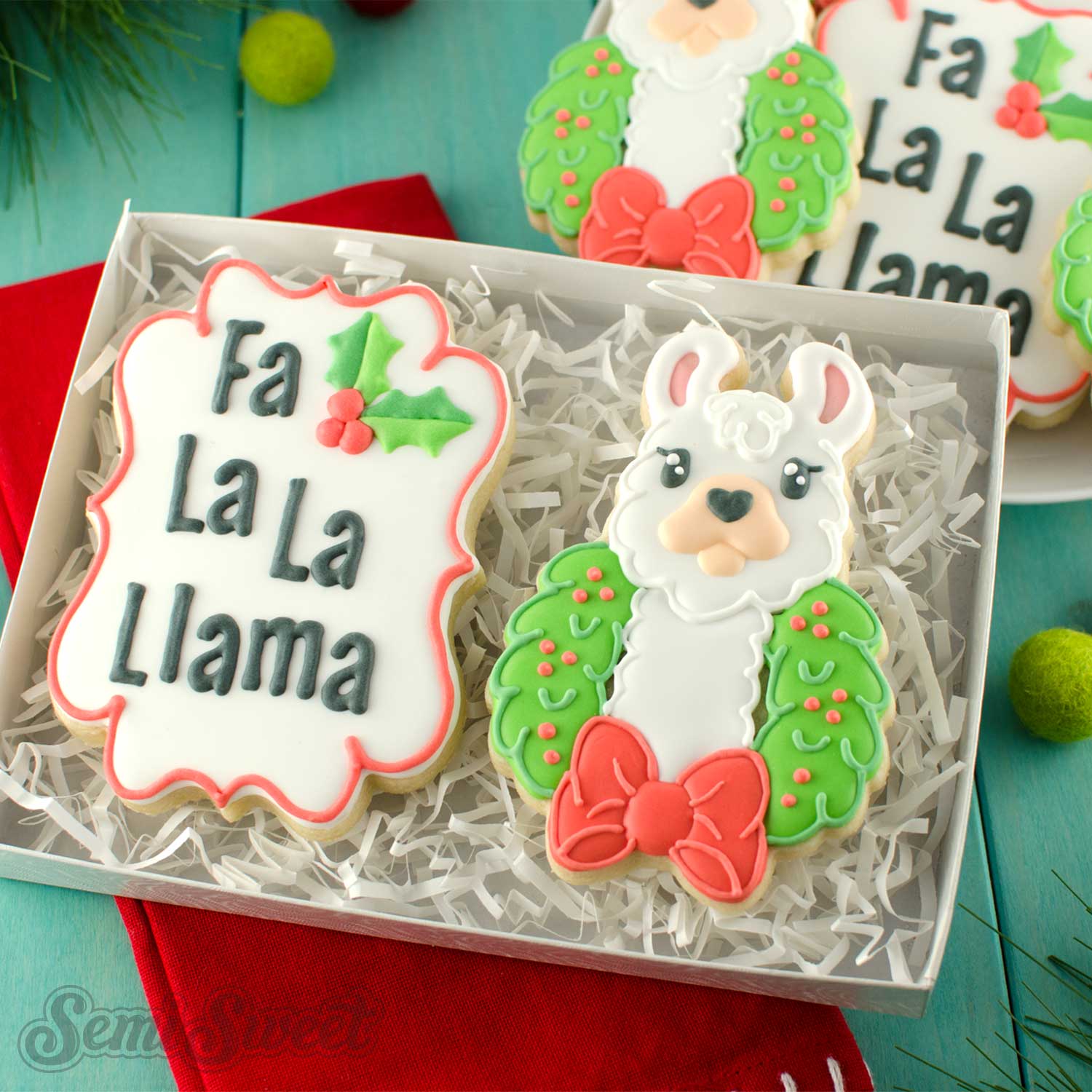 Holly Plaque Cookie Cutter