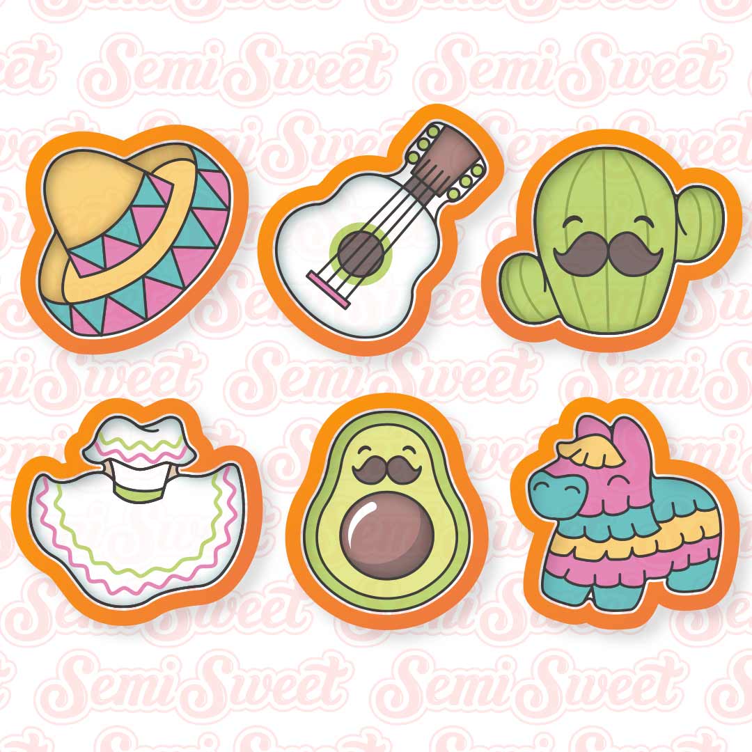 Cinco de Mayo Cookie Cutter Set