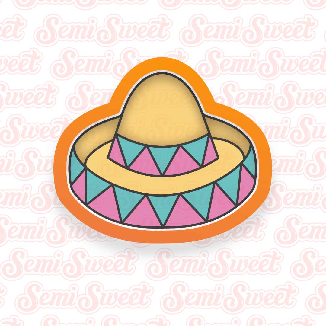 Cinco de Mayo Sombrero Cookie Cutter