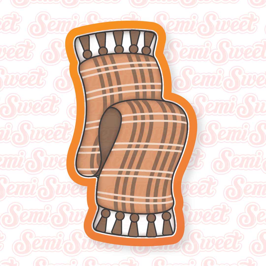 scarf cookie cutter