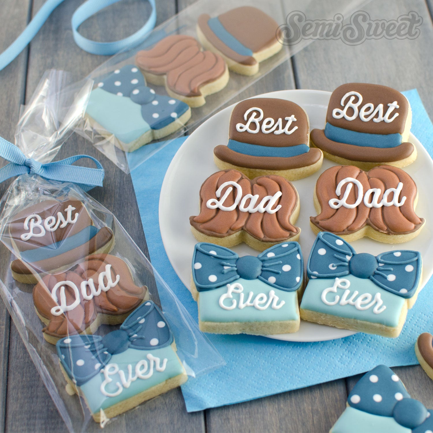 Dapper Dad Cookie Cutter Set