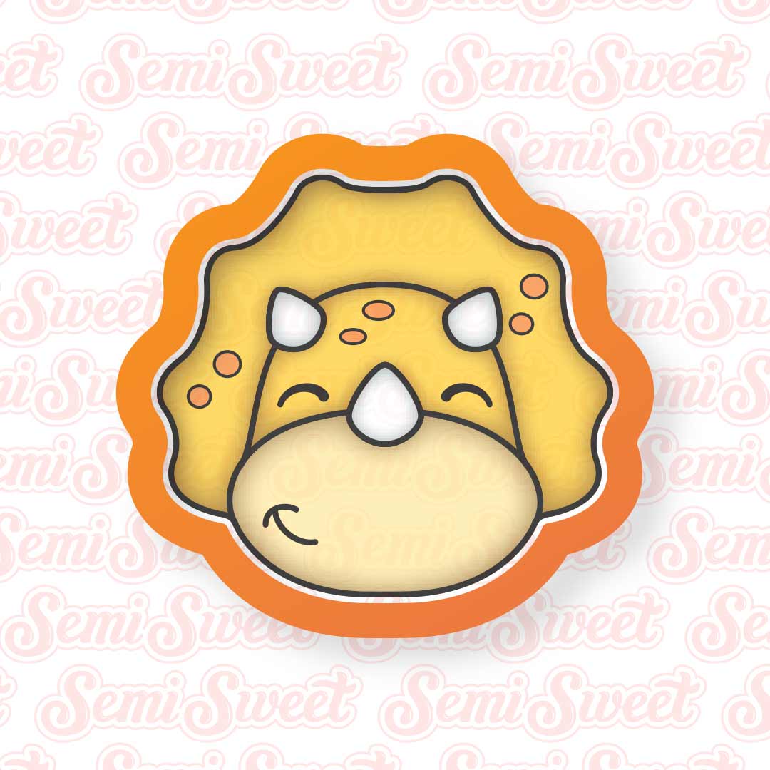 Triceratops Head Cookie Cutter