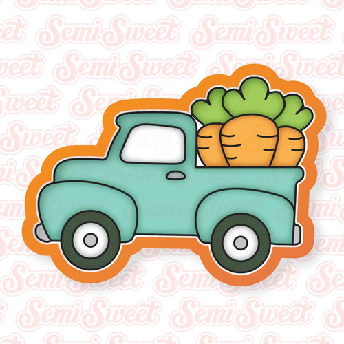 Easter Truck with Carrots Cookie Cutter