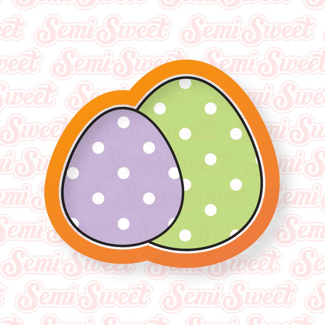 Easter Egg Pair Cookie Cutter