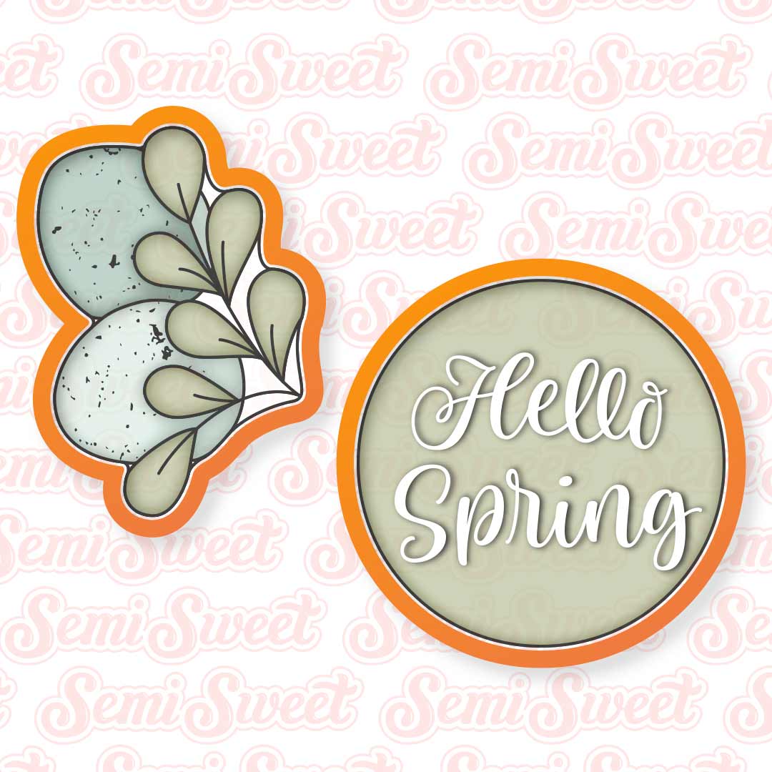 Egg Wreath Platter Cookie Cutter Set