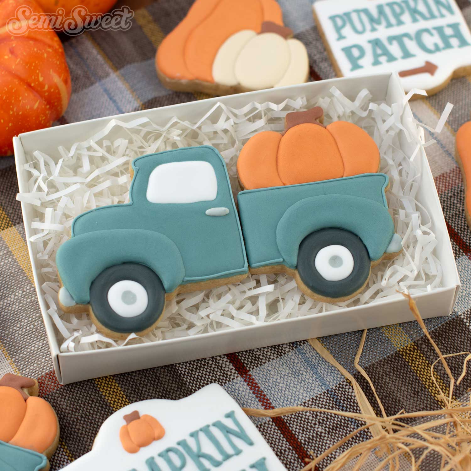 2-Pc Fall Farm Truck Cookie Cutter Set