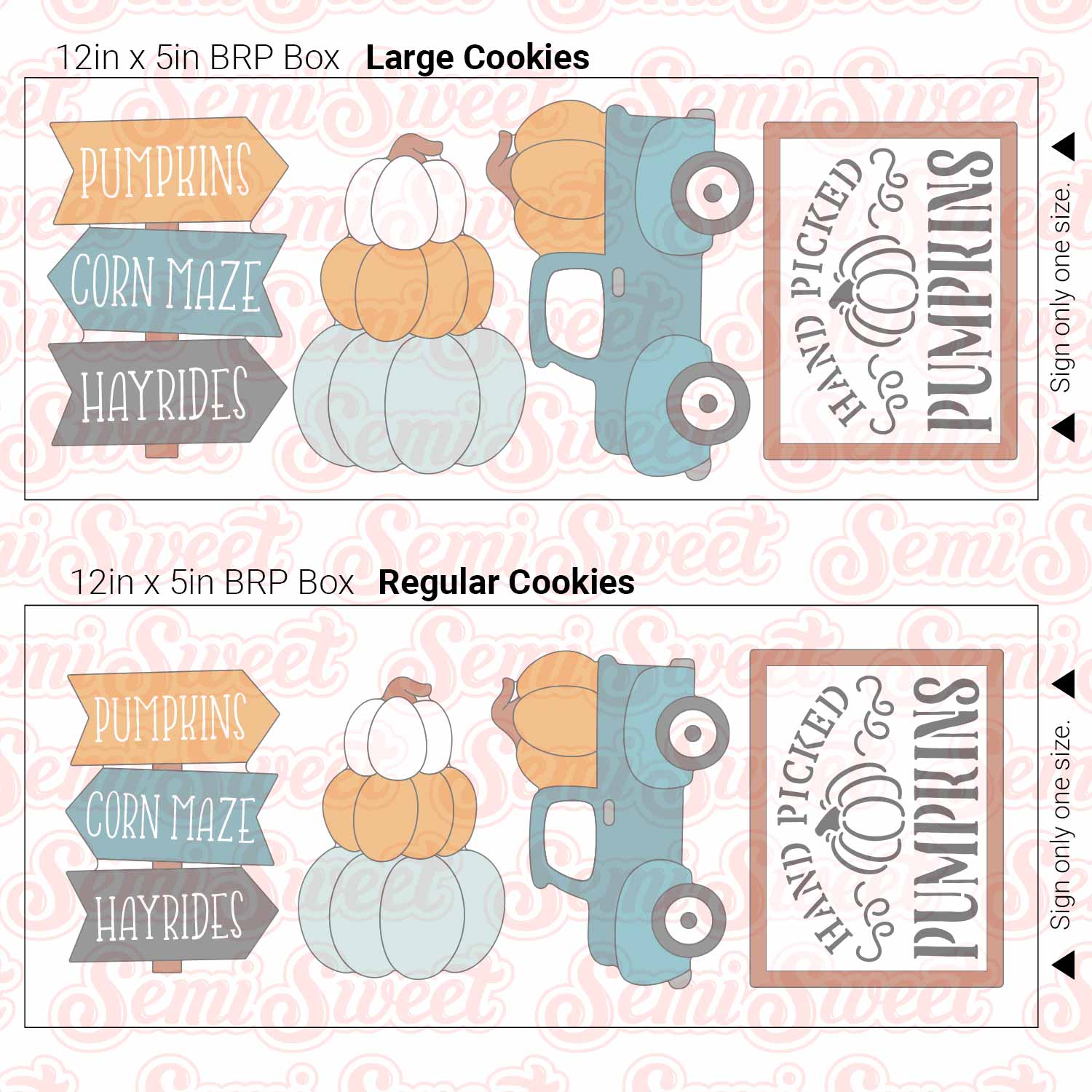 fall farmhouse cookie cutters in boxes