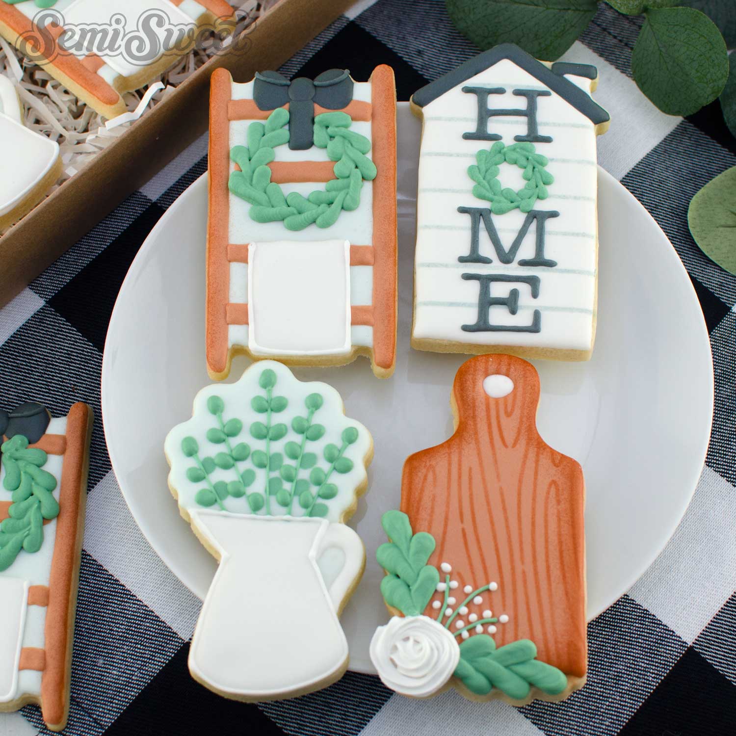 farmhouse housewarming cookies