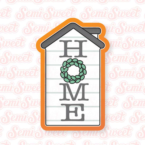Thin House Plaque Cookie Cutter