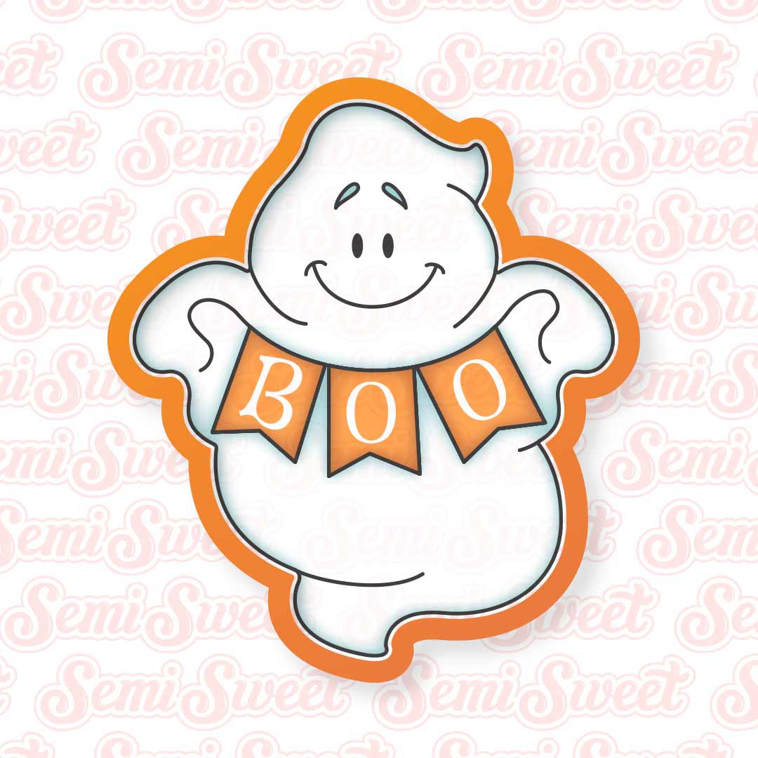 Fat Ghost Cookie Cutter | Semi Sweet Designs