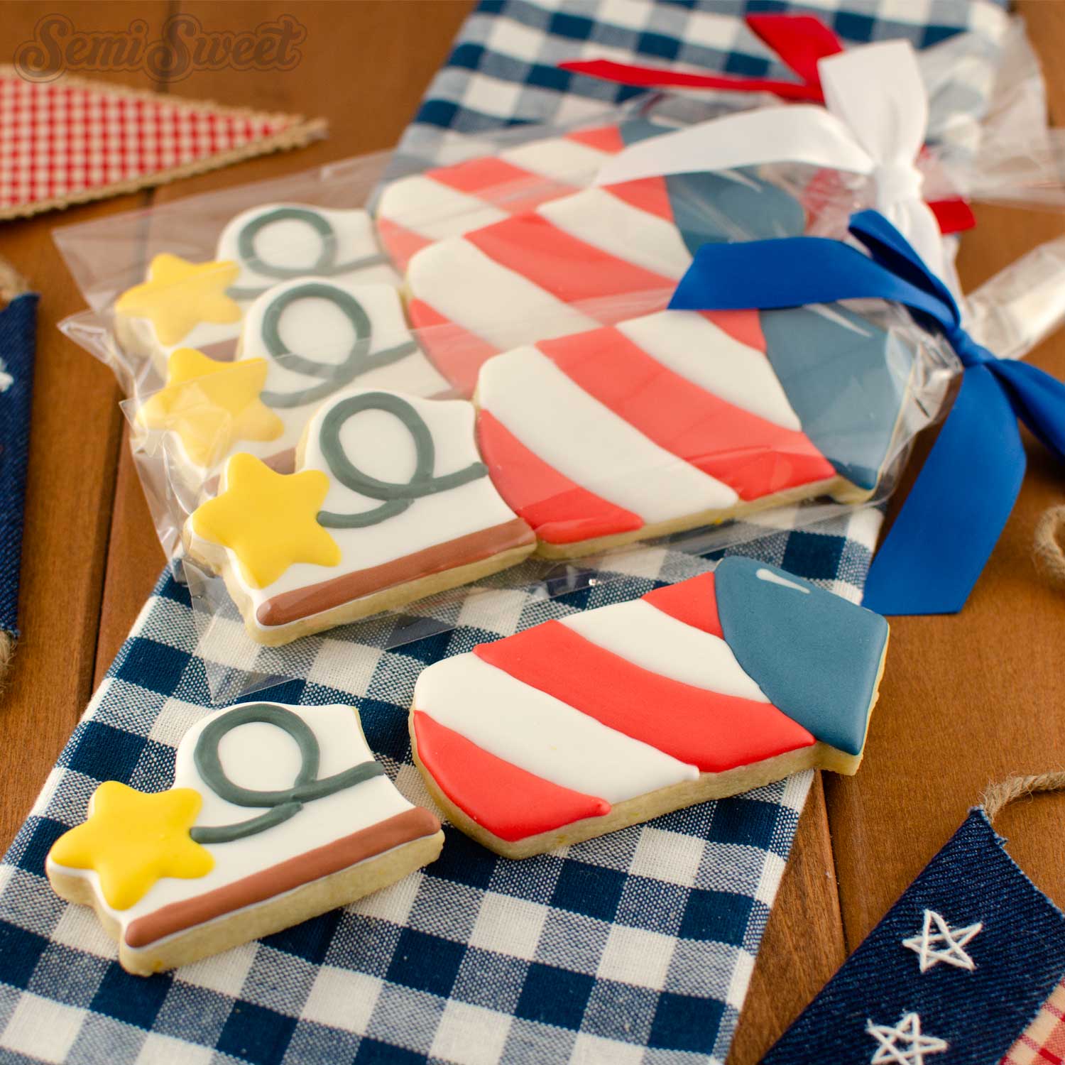 skinny firework cookie set