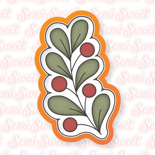 Winter Berry Sprig Cookie Cutter