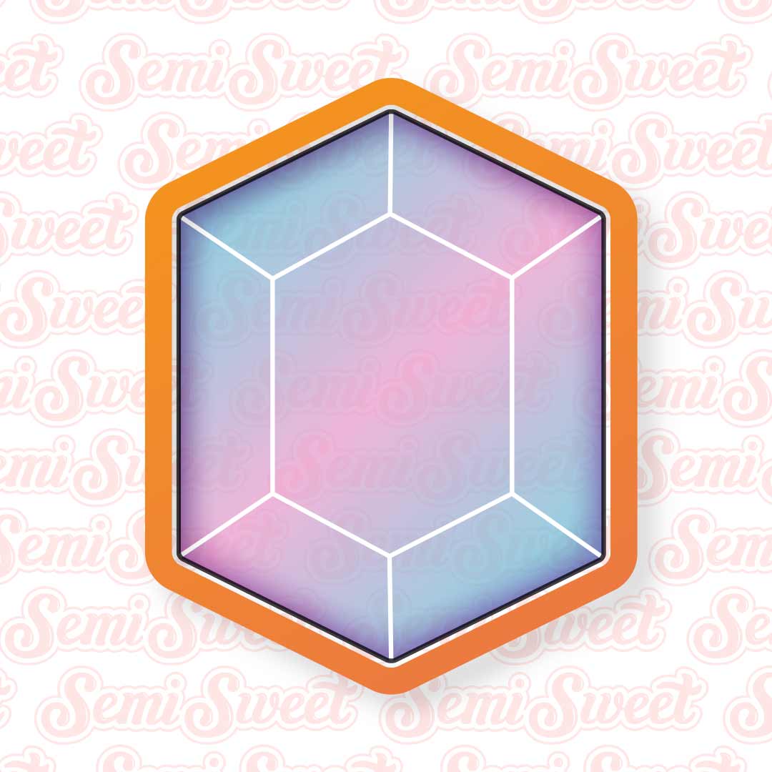 Marquise Gemstone Cookie Cutter | Semi Sweet Designs