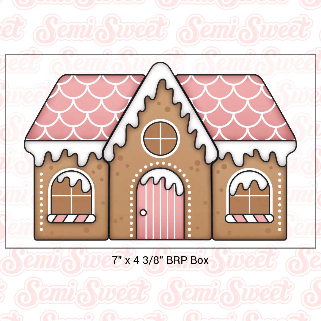 2-Pc Gingerbread House Cookie Cutter Set