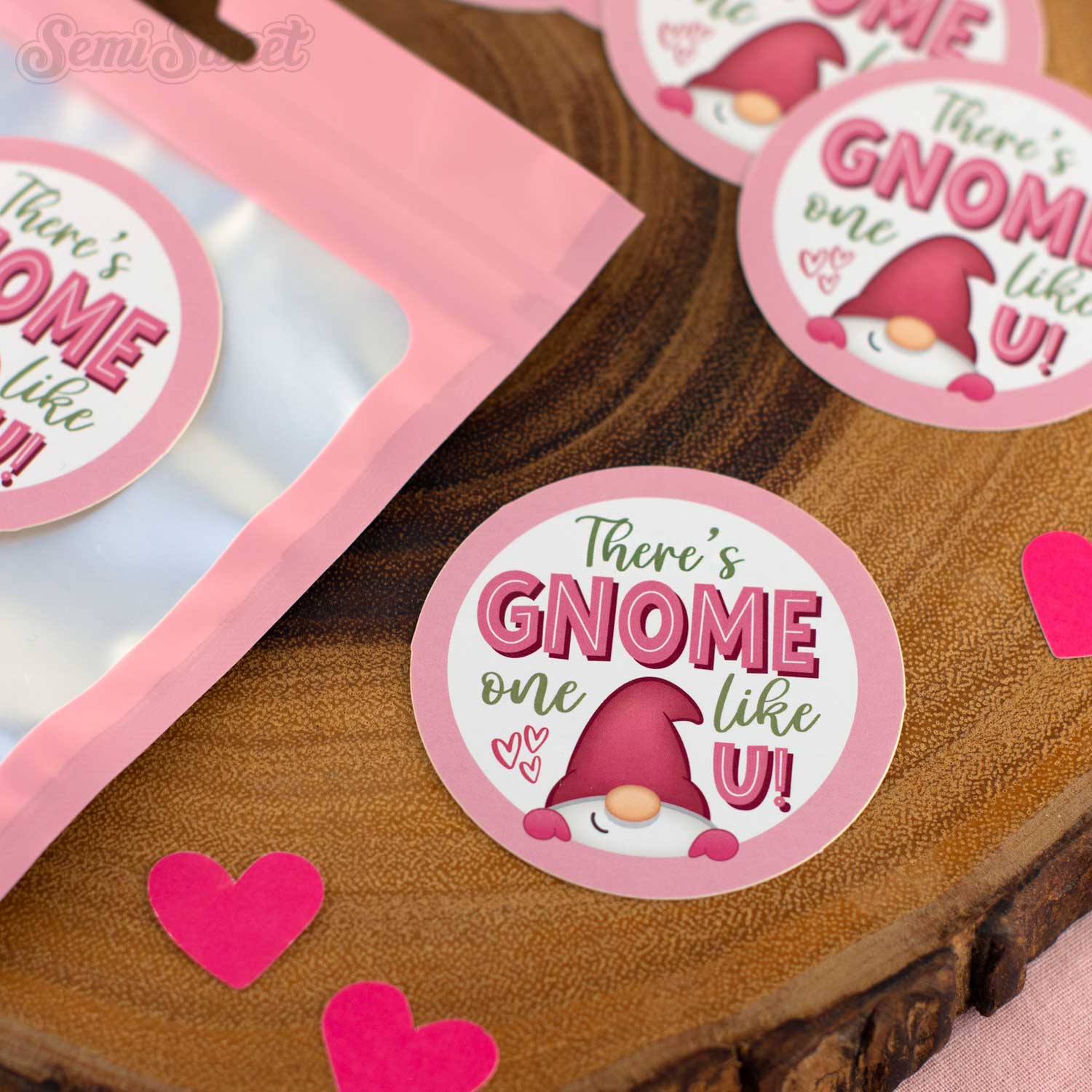 There's Gnome One Like You 2.5" Tag Sticker - Pack of 25
