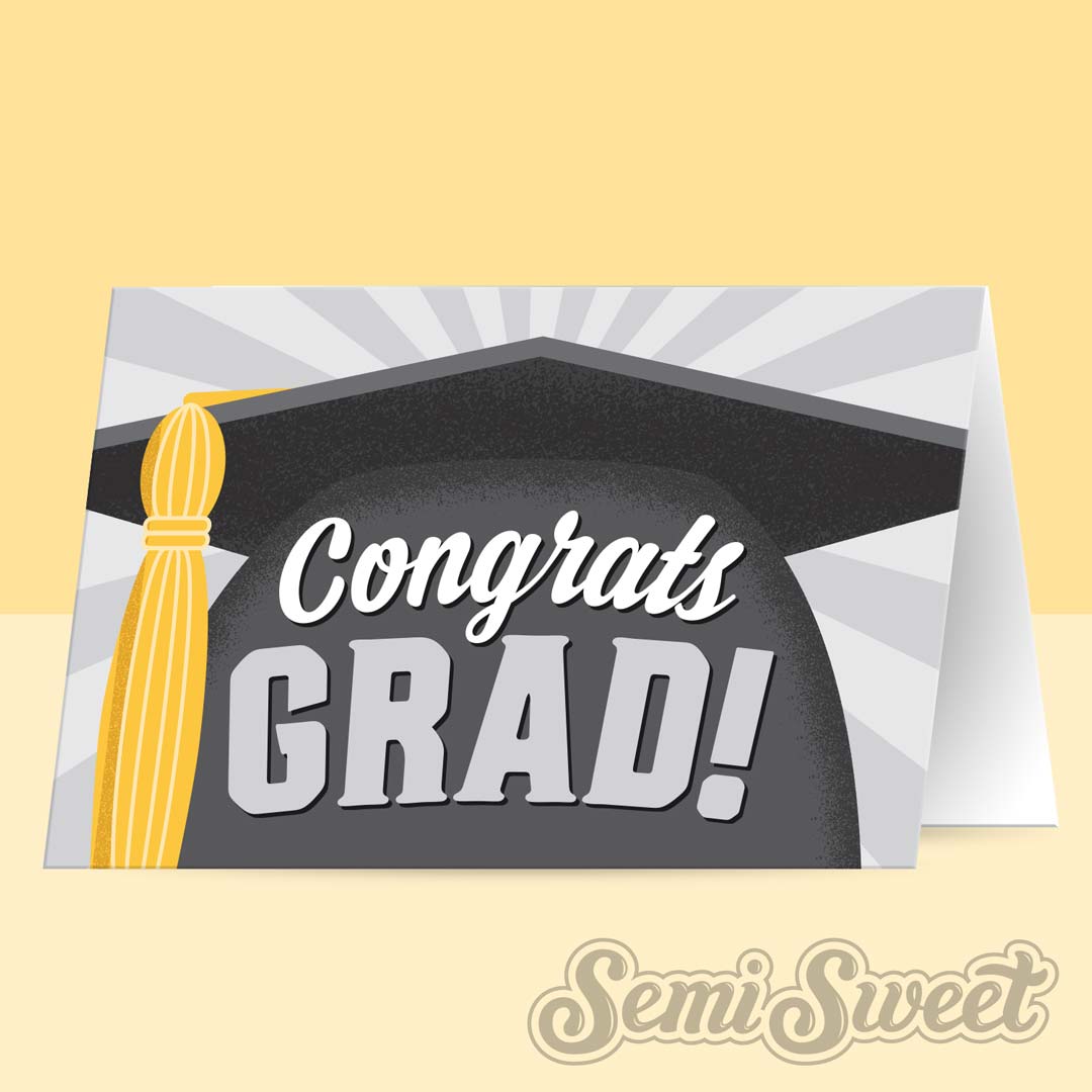 Congrats Grad! - Instant Download Printable Bag Topper