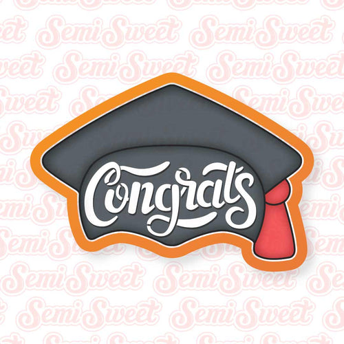 Graduation Cap Cookie Cutter