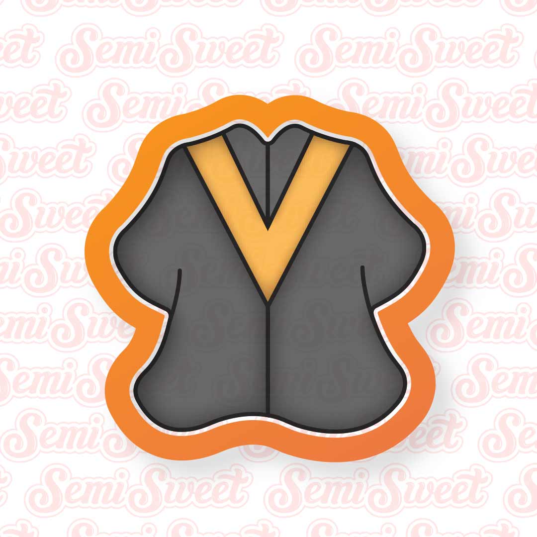 Graduation Gown Cookie Cutter | Semi Sweet Designs