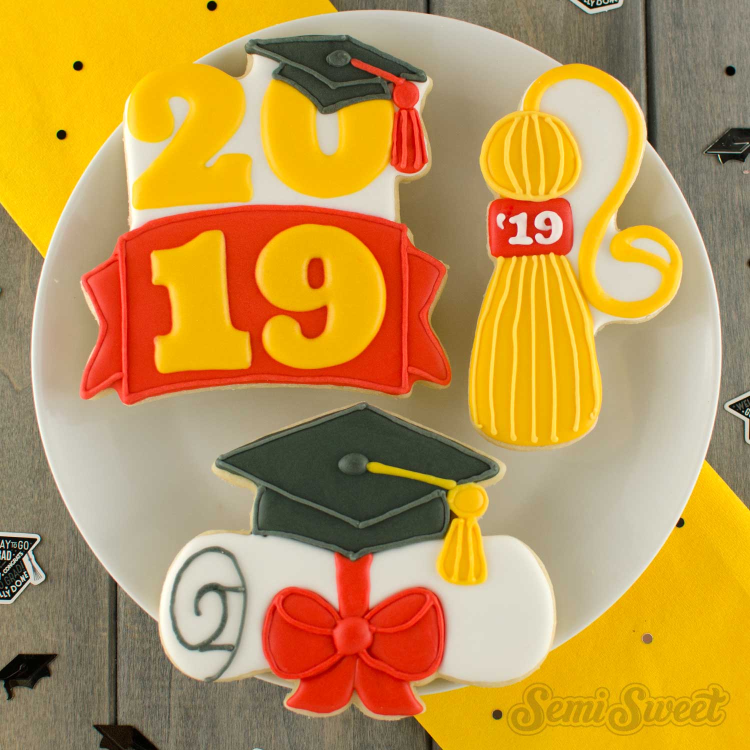 Grad Year Banner Cookie Cutter