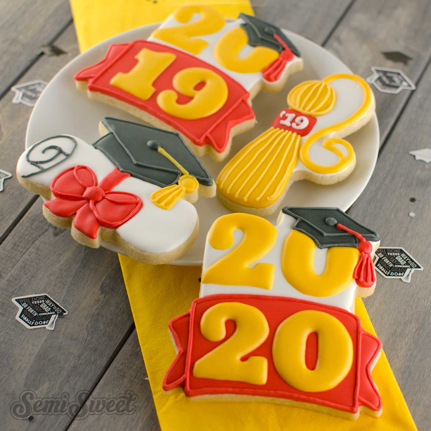 Grad Year Banner Cookie Cutter