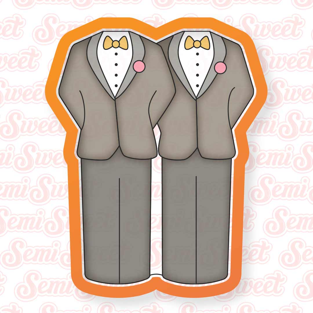 Wedding Grooms Cookie Cutter | Semi Sweet Designs