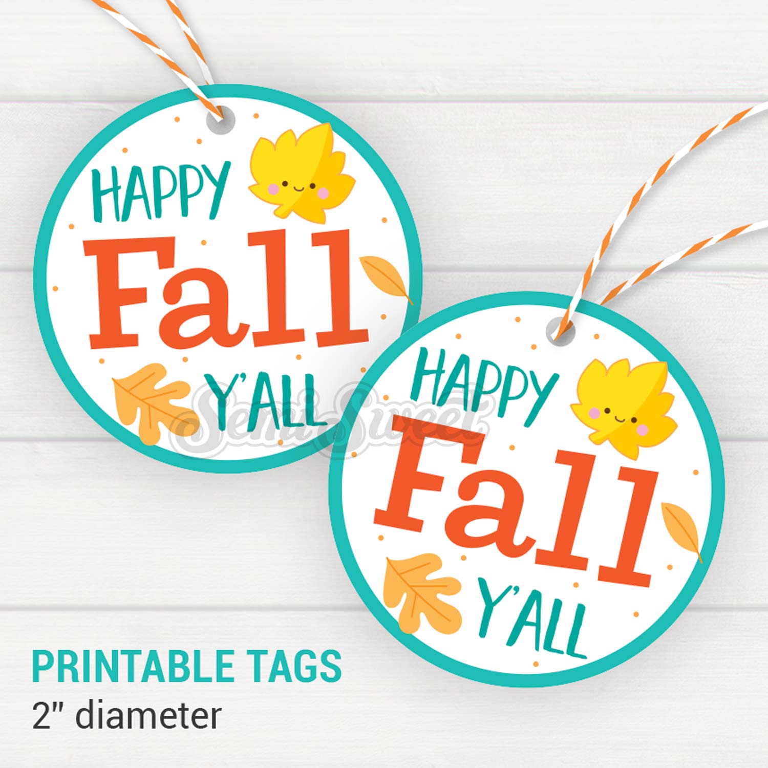 Happy Fall Y'all - Instant Download Printable 2 happy-fall-y-all-instant-download-printable-2-circle-tag
