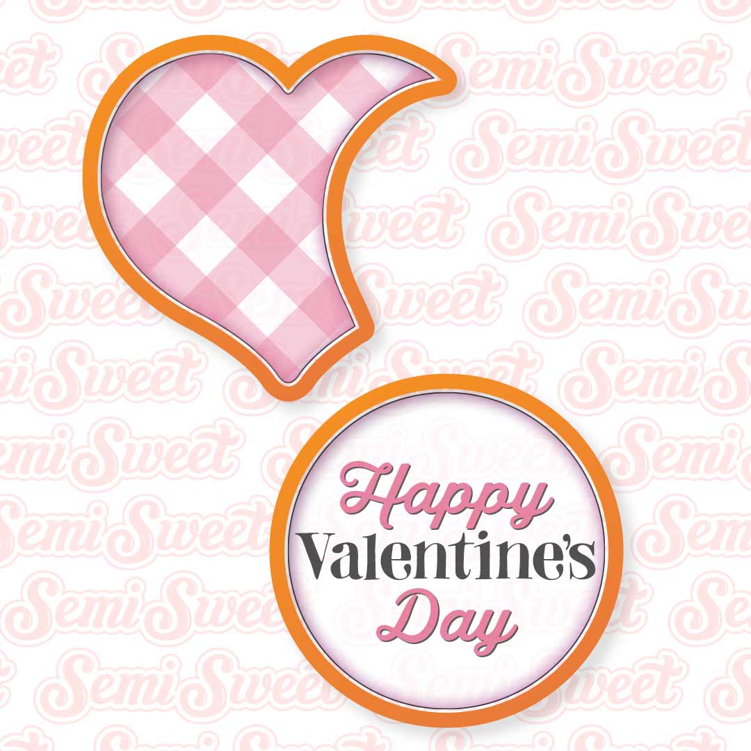Overlapping Heart Platter Cookie Cutter | Semi Sweet Designs