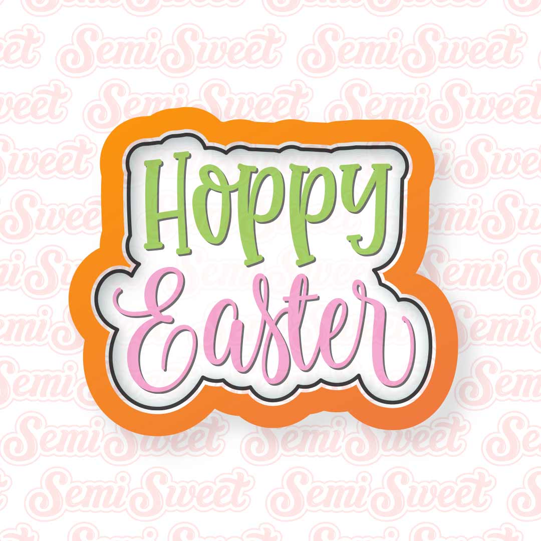 Hoppy Easter Plaque Cookie Cutter