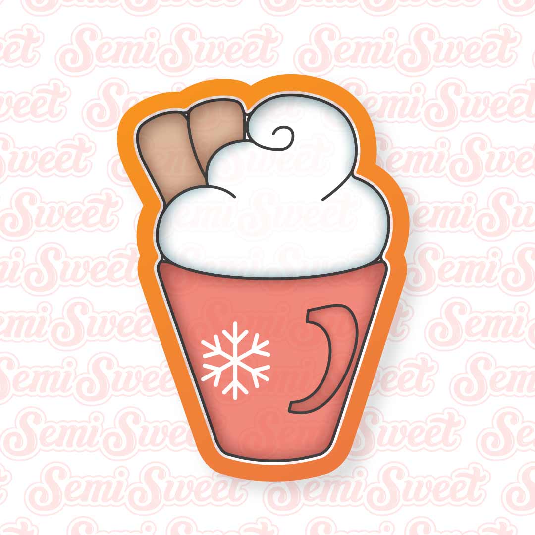 Hot Cocoa Platter Cookie Cutter