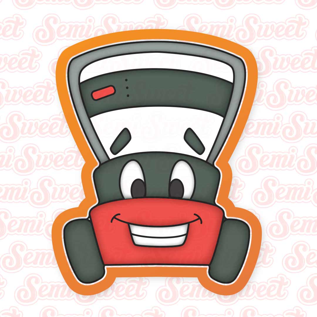 Lawnmower Cookie Cutter | Semi Sweet Designs