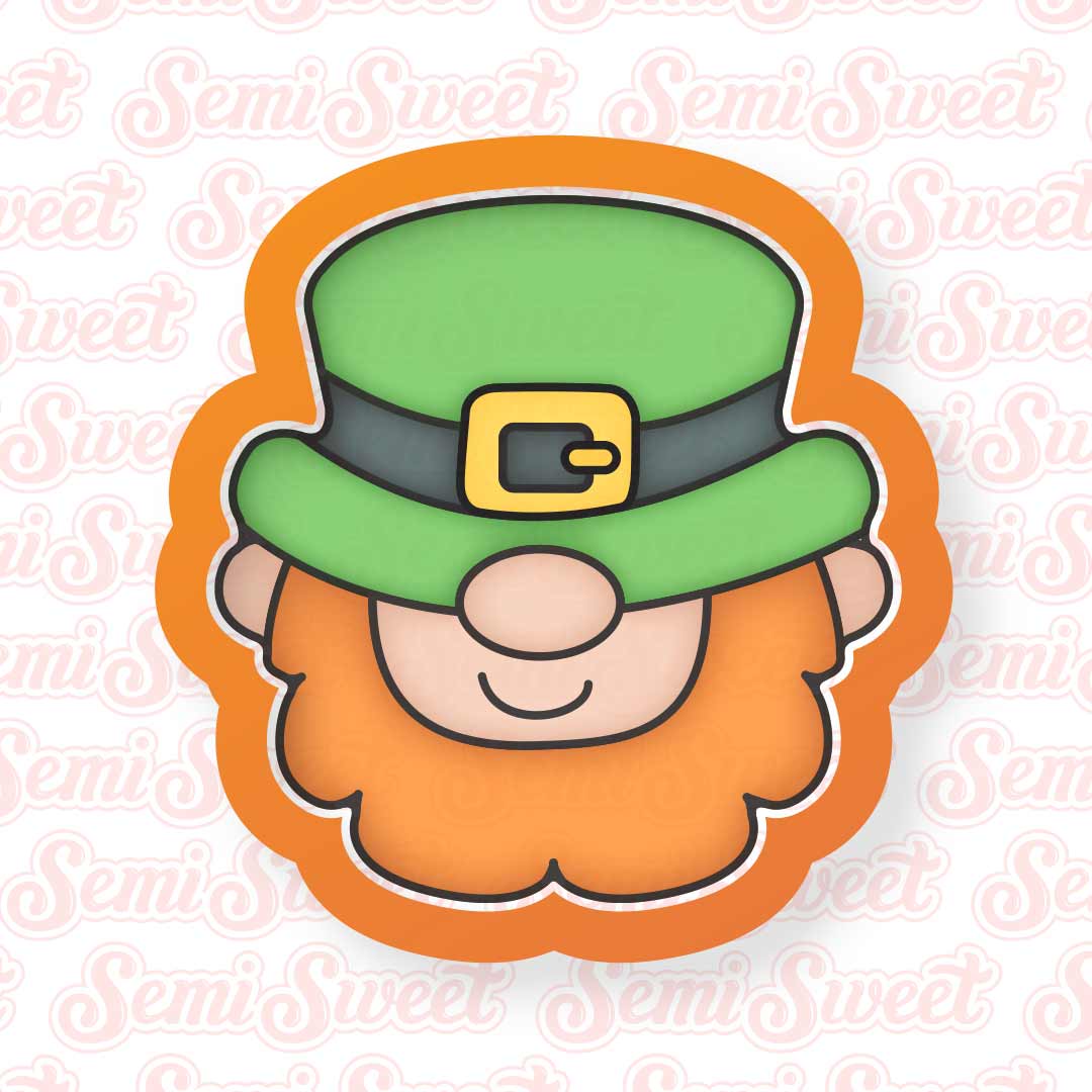 Leprechaun Head Cookie Cutter | Semi Sweet Designs