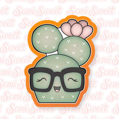 Nerdy Cactus Single Cookie Cutter