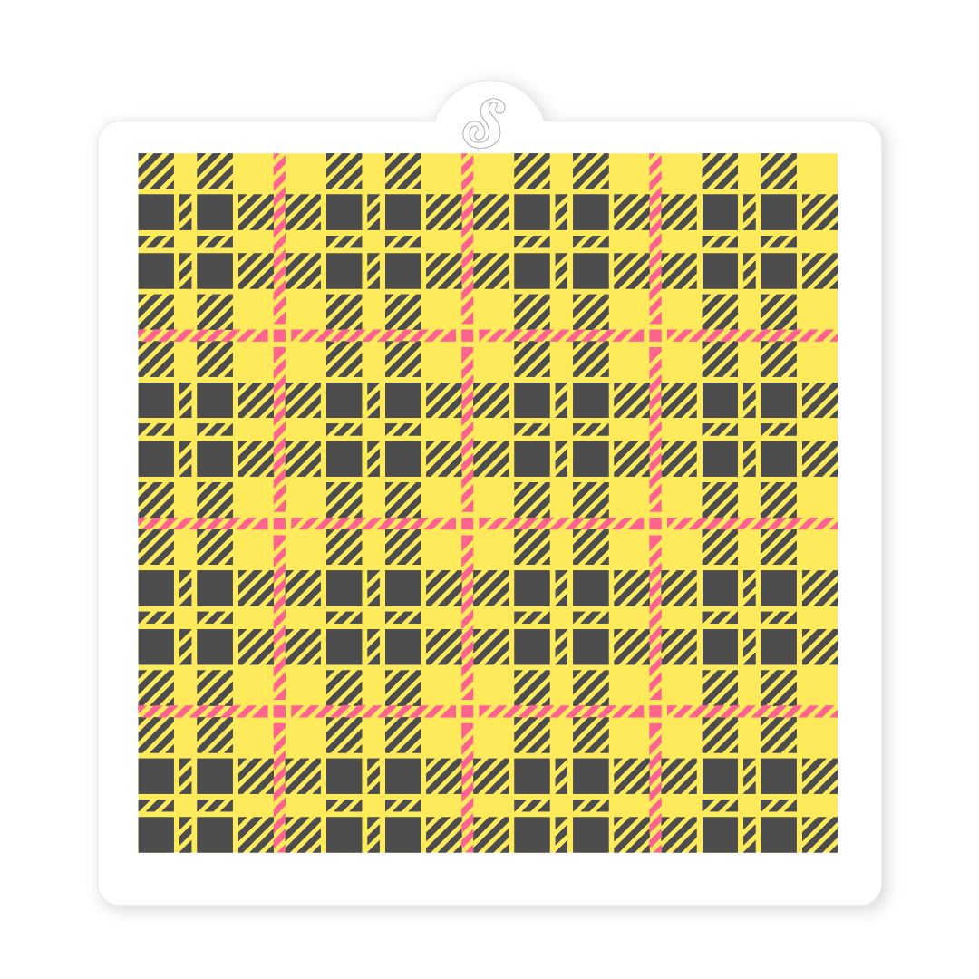 Quad Buffalo Plaid 2-Piece Stencil