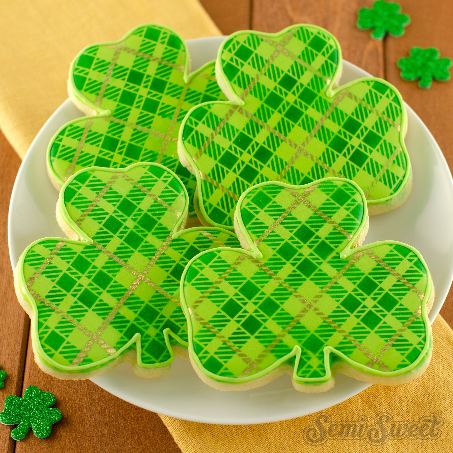 Quad Buffalo Plaid 2-Piece Stencil