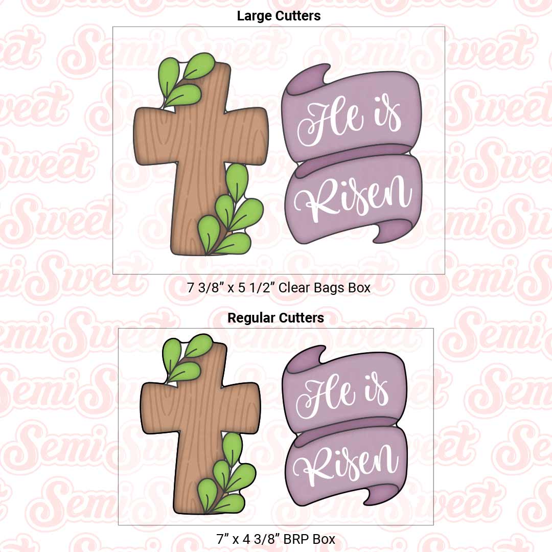 Stacked Ribbon Banner Cookie Cutter