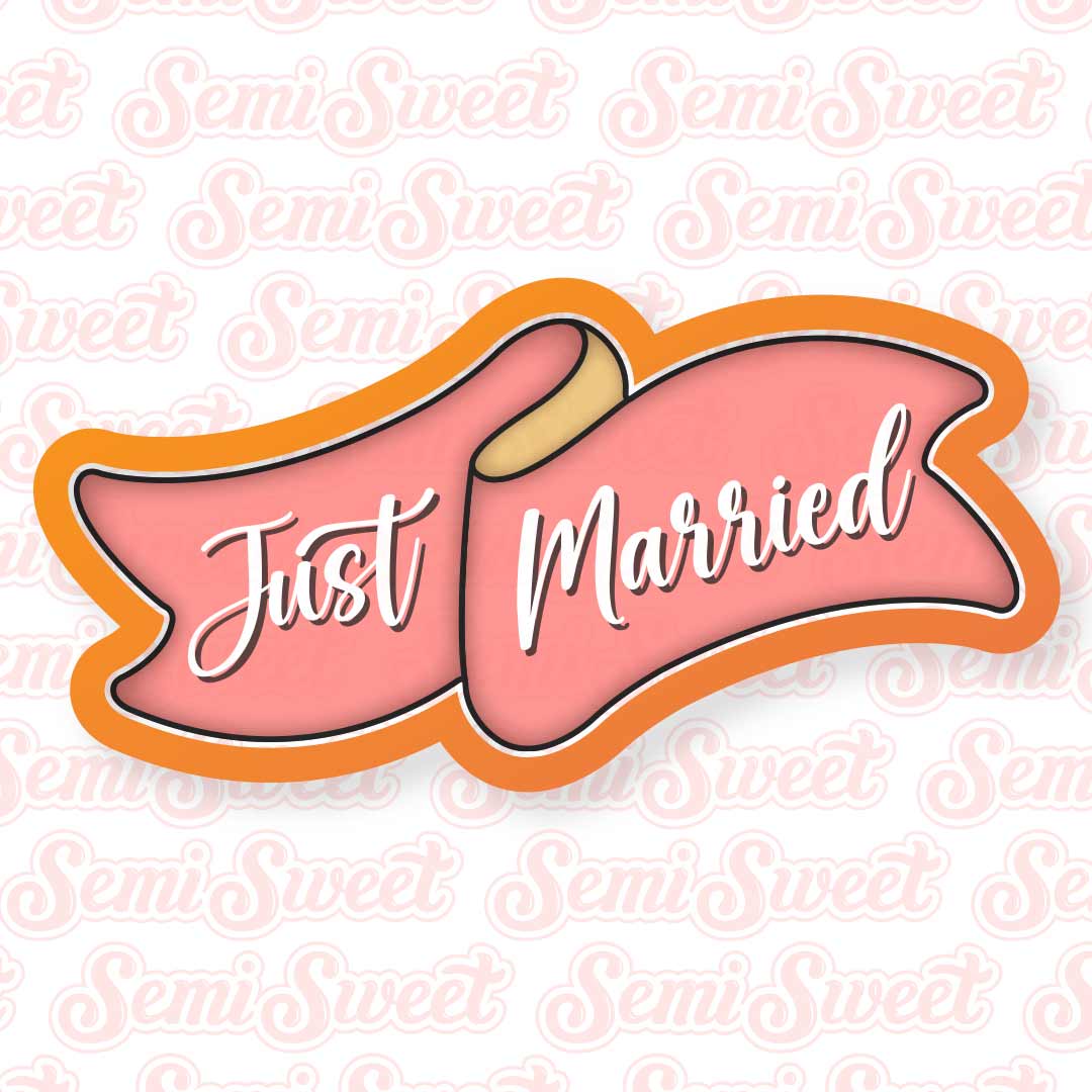 Ribbon Flag Cookie Cutter | Semi Sweet Designs