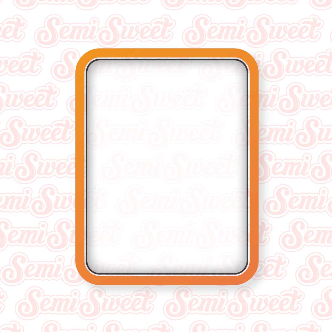 Rounded Rectangle Cookie Cutter | Semi Sweet Designs