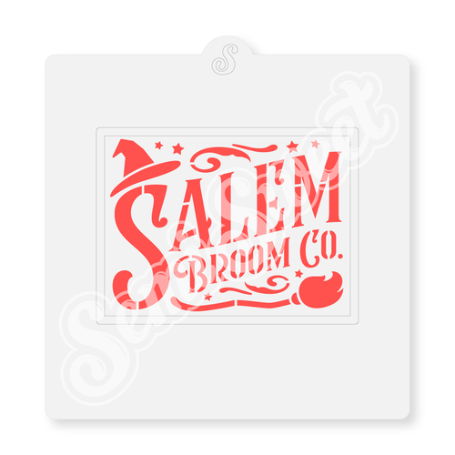 Salem Broom Co Sign Stencil