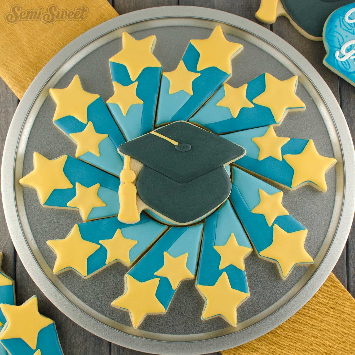 Chubby Graduation Cap Cookie Cutter