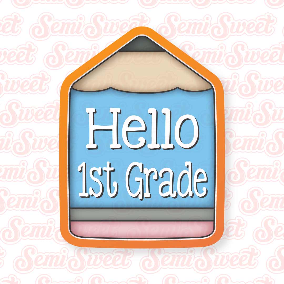 Simple Pencil Cookie Cutter