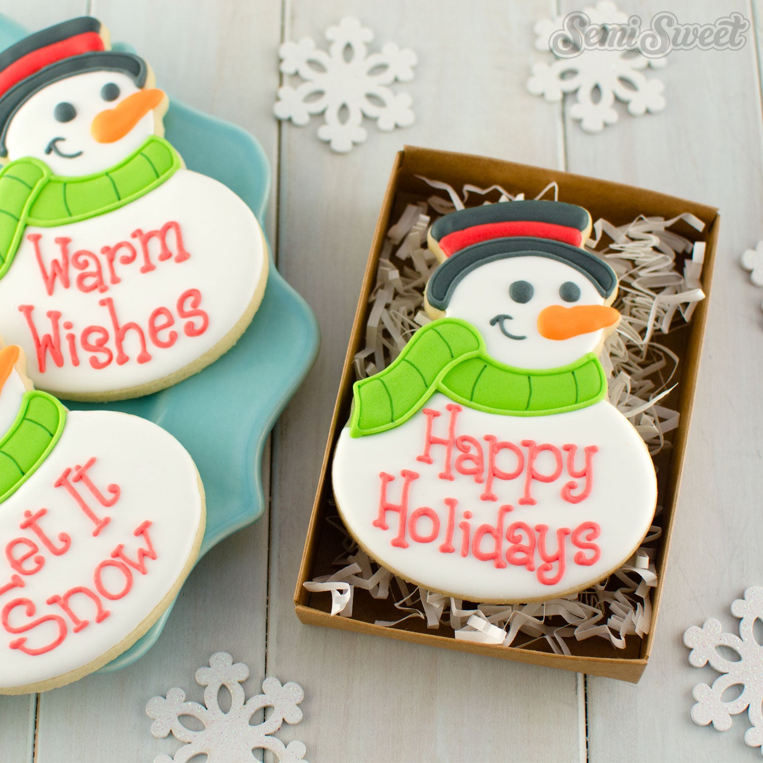 Snowman Plaque Cookie Cutter