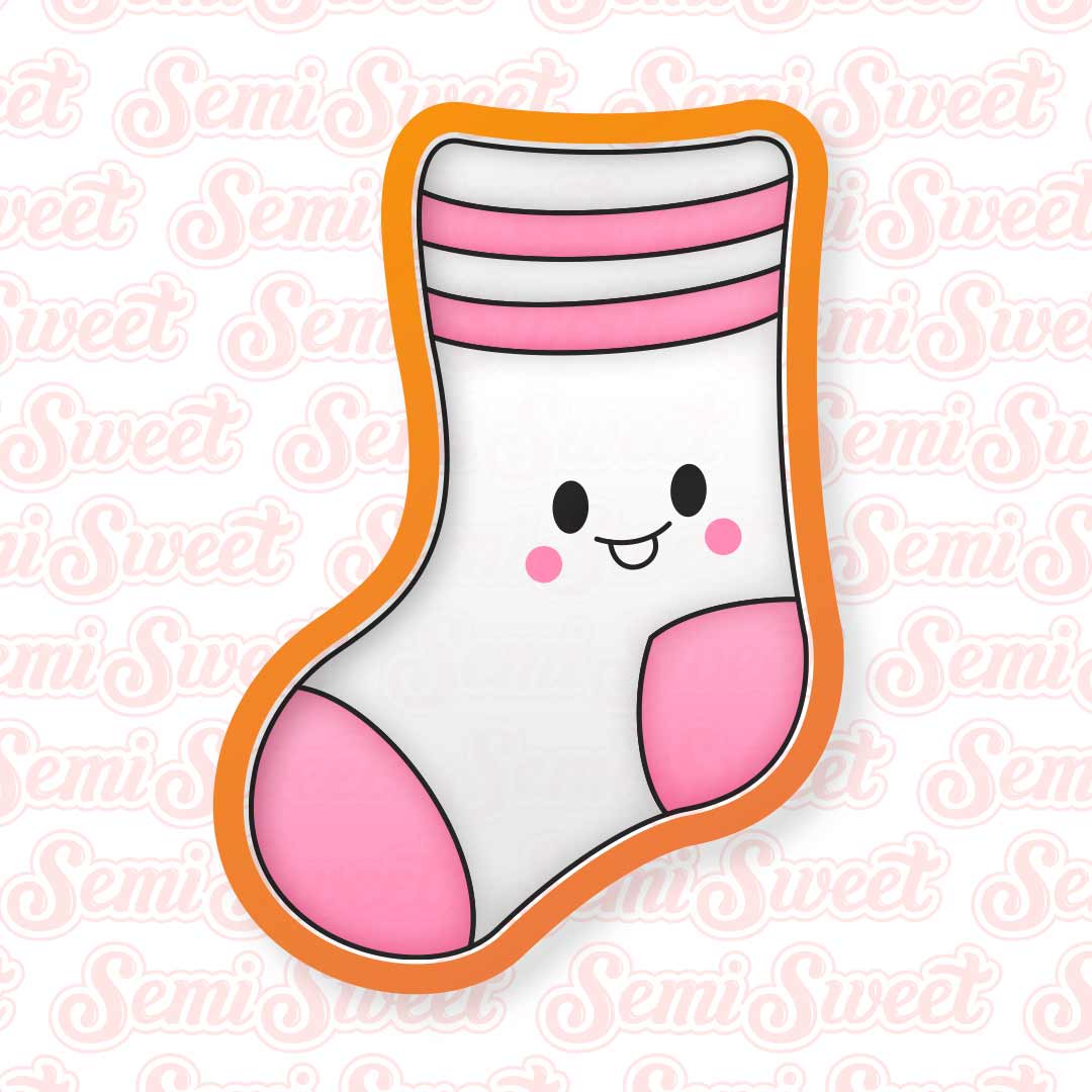 Valentine Sock Cookie Cutter