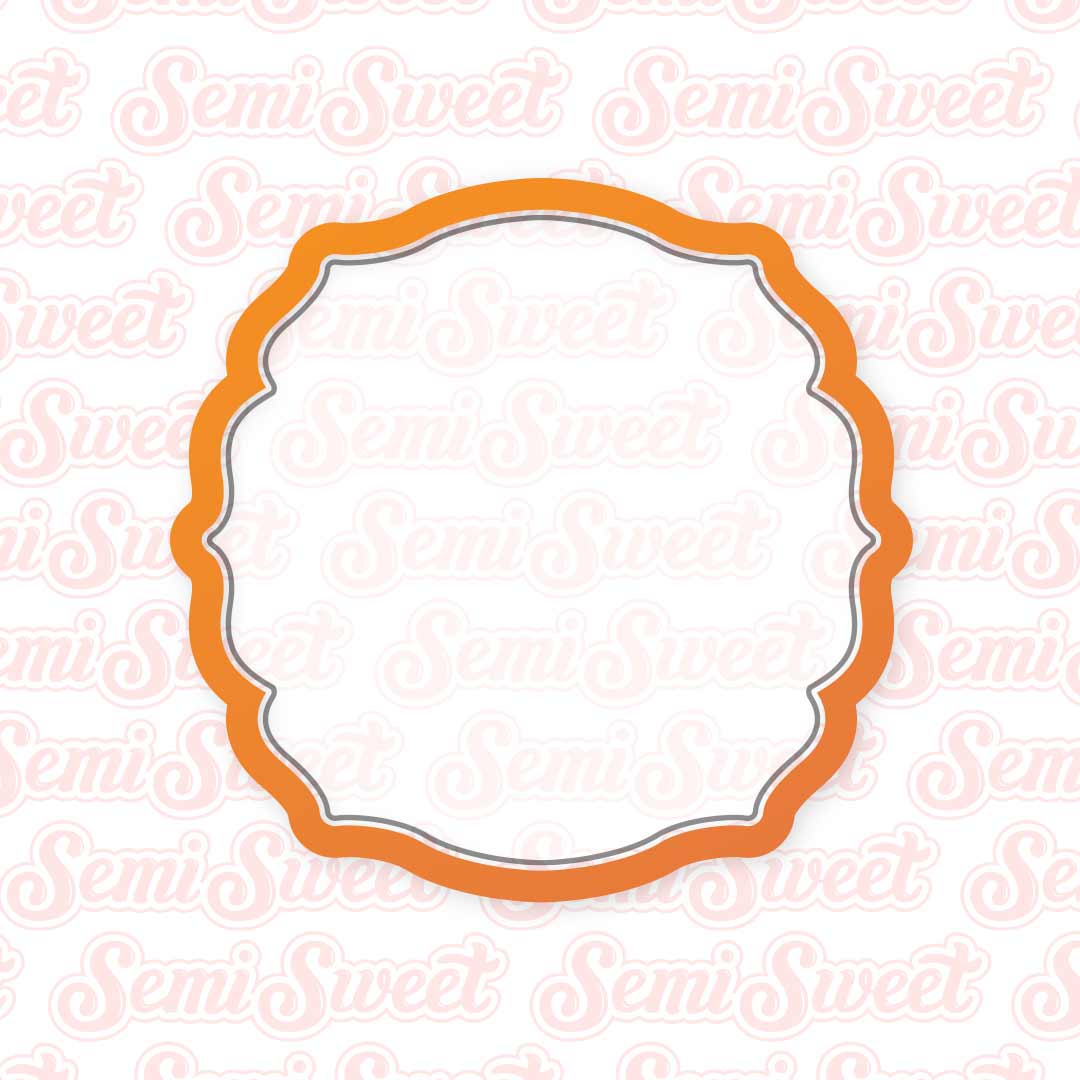 Spring Square Plaque Cookie Cutter | Semi Sweet Designs