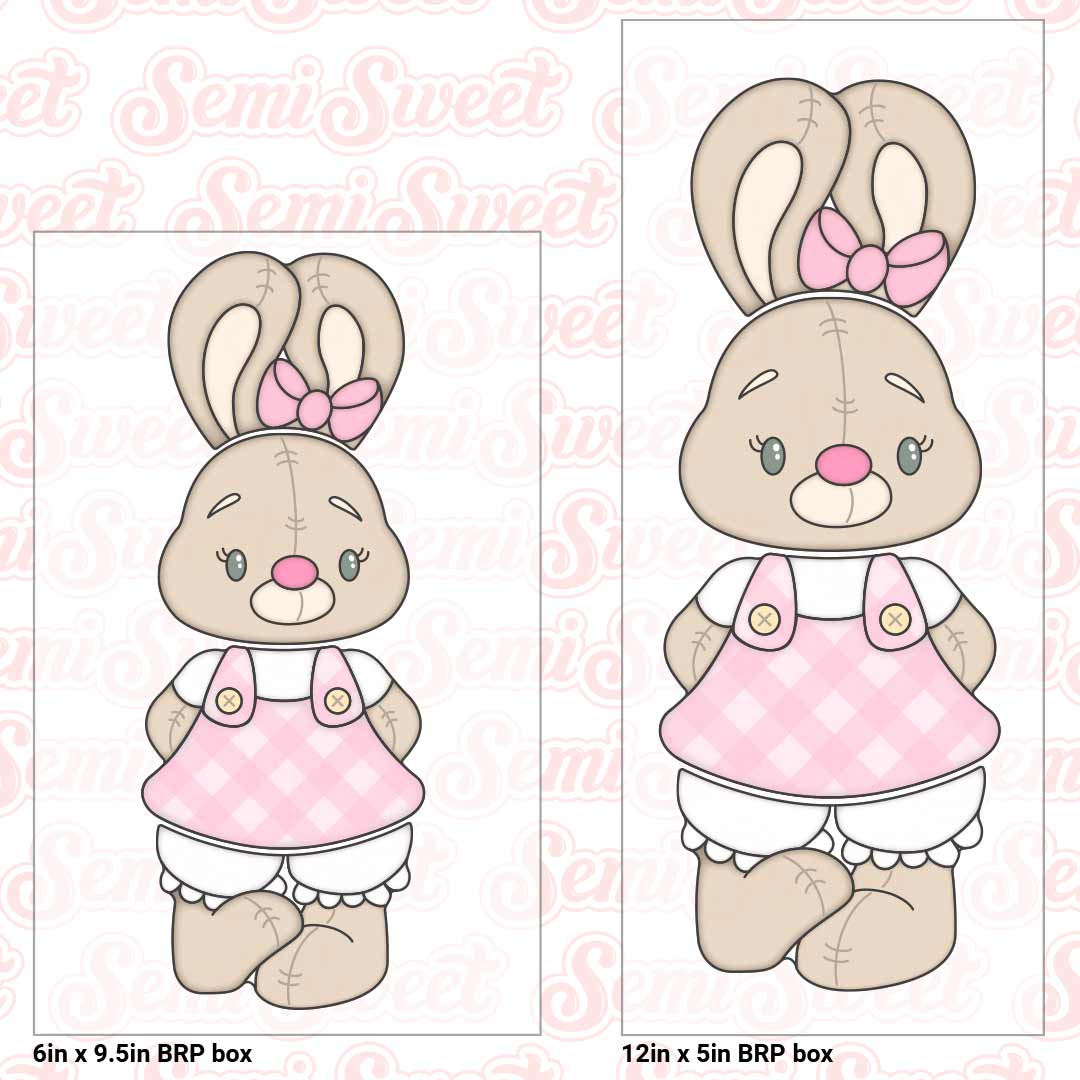 2-Piece Stackable Girl Bunny Add-On Set
