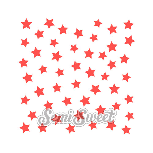 Scattered Stars Stencil