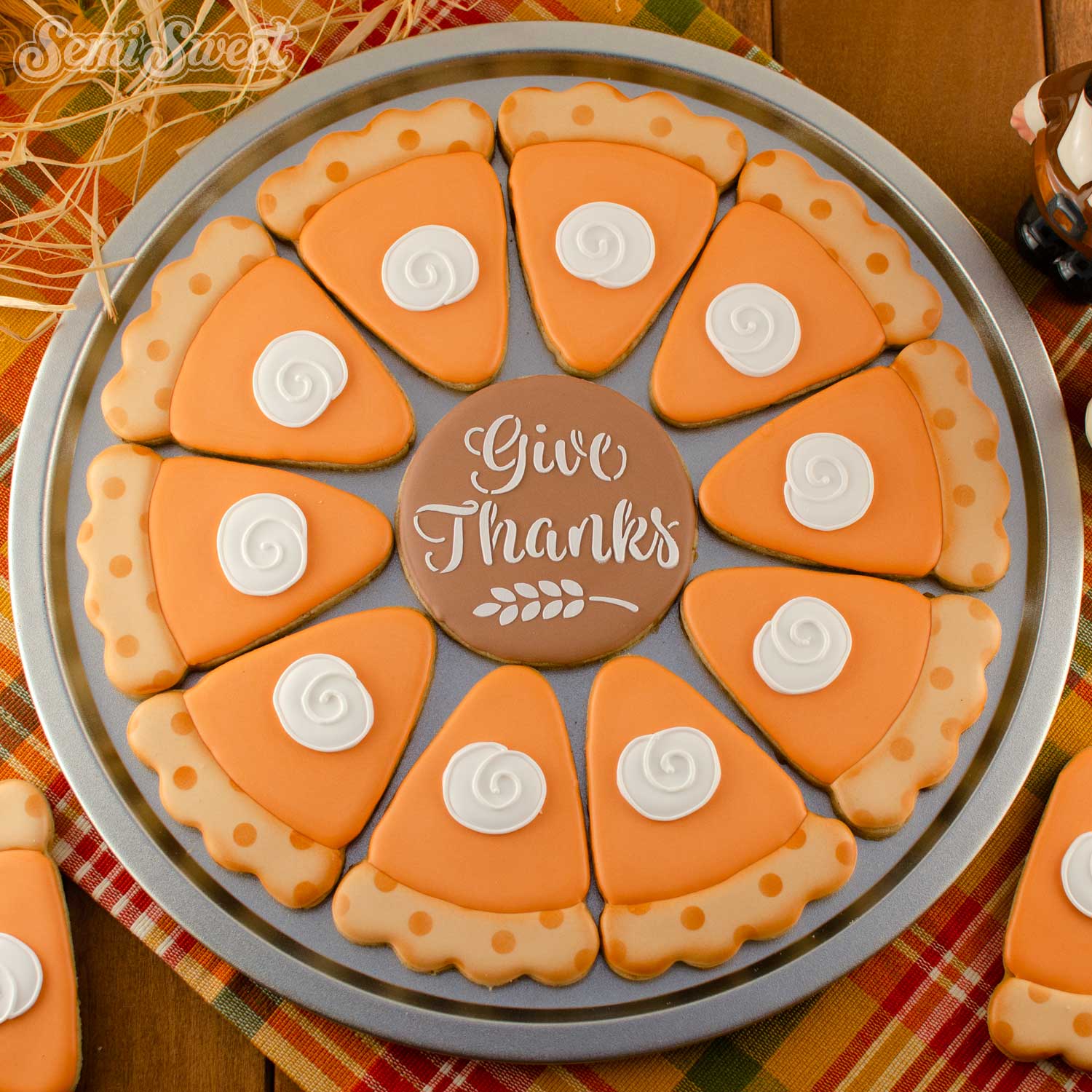 Pumpkin Pie Platter Cookie Cutter